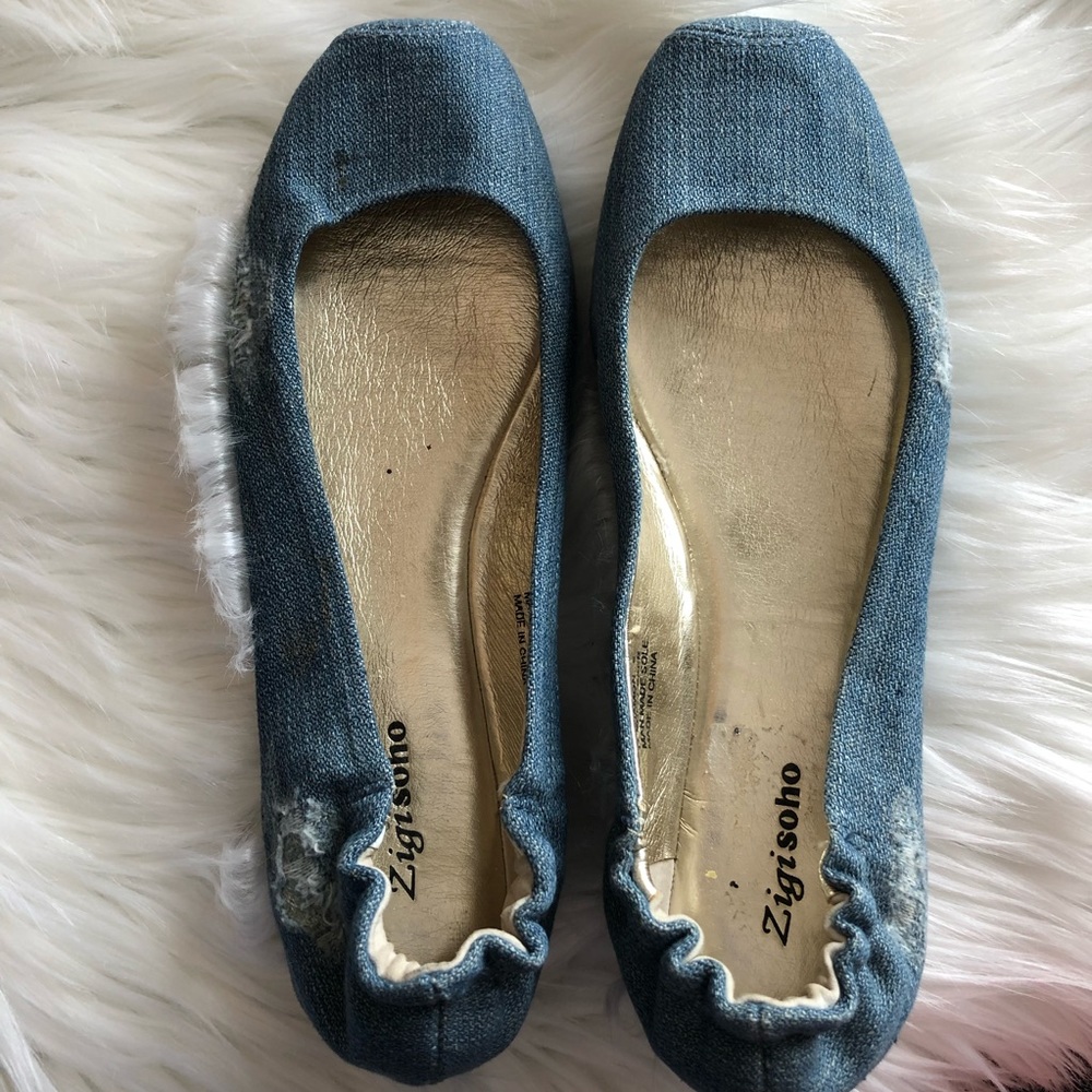 Zigi Soho Blue Flats